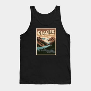 Retro Glacier National Park Tank Top